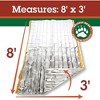 Emergency Sleeping Bag 4 Pack- XL Reusable Thermal Mylar Insulates & Retains Heat - Durable Design for Survival Kit & Camping- Perfect for Outdoors - 3 of 4