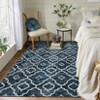 Washable Modern Non Slip Living Room Rugs, Soft Low Pile Bedroom Carpet, Stain Resistant Floor Cover for Dining Room - 3 of 4