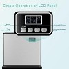 Simzlife 400Lbs/24H Commercial Ice Maker Machine, Stainless Steel Clear Ice Cube Maker with 250 lb. Storage Capacity - 4 of 4