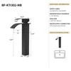 PAGED Bathroom Faucet Single Handle Bathroom Sink Faucet with Stainless Steel 304 Construction - 3 of 4