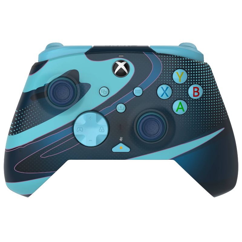 PDP REMATCH GLOW Wired Controller for Xbox Series X|S/Xbox One - Blue Tide, 1 of 15