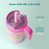 Coldee Kids Tumbler with Spill-Proof Straw & Handle. Insulated Stainless Steel 18 oz, Smiles - 3 of 4