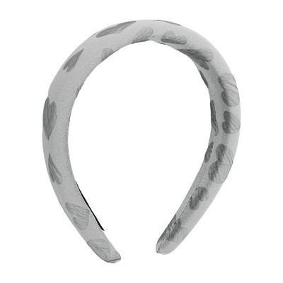 Unique Bargains Women's Elegant Heart Wide Sponge Hairband 6.30"x5.51" 1 Pc