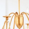 Maxim Lighting Plumette 6 - Light Chandelier in  Gold Leaf - 4 of 4