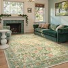 Lahome GST Morris Butterfly Full Coverage Short Pile Velvet Rectangular Indoor Area Rug - 3 of 4