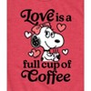 Boys' - Peanuts - Love Is A Full Cup Of Coffee Short Sleeve Graphic T-Shirt - 2 of 4