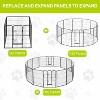 BestMassage Dog Playpen 24/32/40 Inch Heavy Duty Playpen Pen Dog Fence Dog Kennel with Doors Indoor Outdoor Pet Exercise Pen Puppy Playpen - 3 of 4
