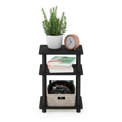Black Wood Easy Assembly Multipurpose Shelf
