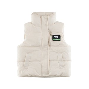 MyKids-USA Style Kids’ Unisex Outerwear: Sleeveless Single Breasted Coat for Children - 1 of 4