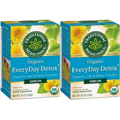 Traditional Medicinals EveryDay Detox Dandelion Organic Tea - 32ct