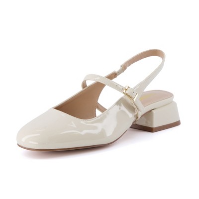 CUSHIONAIRE Women's Gogo Round Toe Mary Jane Dress Shoe +Memory Foam, Wide Widths Available