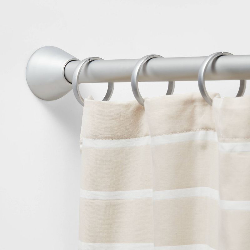 86" Tapered Finial Tension Aluminum Shower Curtain Rod - Made By Design&#8482;, 3 of 5
