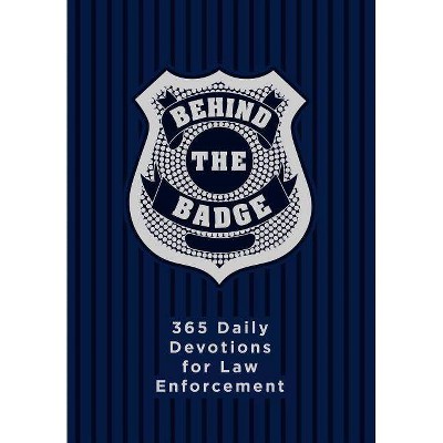 Behind the Badge - by  Adam Davis (Leather Bound)