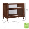 BreathableBaby Breathable Mesh 2-in-1 Mini Crib, Walnut, Greenguard Gold Certified - 3 of 4