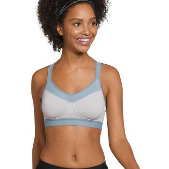 Jockey Women's Forever Fit Mid Impact Molded Cup Active Bra S Black : Target