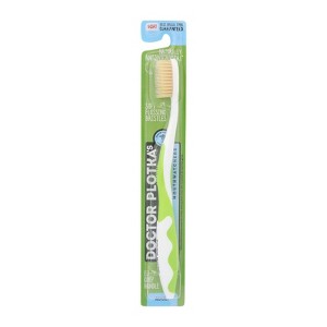 Doctor Plotka's Mouthwatchers Soft Bristle Adult Antimicrobial Toothbrush Green - 1 ct - 1 of 4