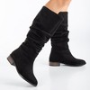 Maribel - Black Suede Boots | Prologue Shoes - 4 of 4
