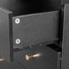 Karl Home 7-Drawer Black Particle Board 25.98in. W Chest of Drawer - 2 of 4