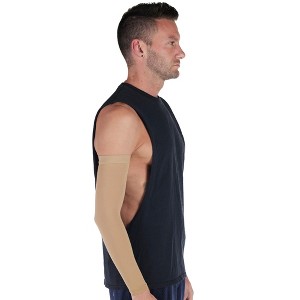 Absolute Support Men’s 20–30mmHg Firm Graduated Medical Compression Arm Sleeve – Medical Support for Circulation, Swelling, A813M - 1 of 4