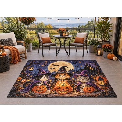 FC Design 5' x 7' Halloween Haunted Sea and Space Adventure