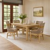 Royal Hampton Dining Chair | Handcrafted Mango Wood | Cotton Rope Weaving - 3 of 4