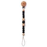 BooginHead PaciGrip Silicone & Wood Beaded Pacifier Clip
