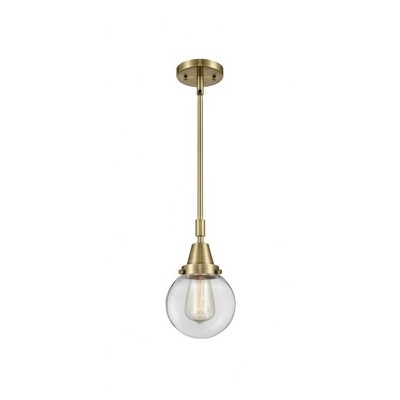 Beacon - 1 Light Stem Hung Mini Pendant In Industrial Style-10.63 Inches Tall and 6 Inches Wide