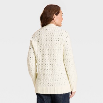 Women's Open Stitch Cozy Cardigan - Universal Thread' - image 2