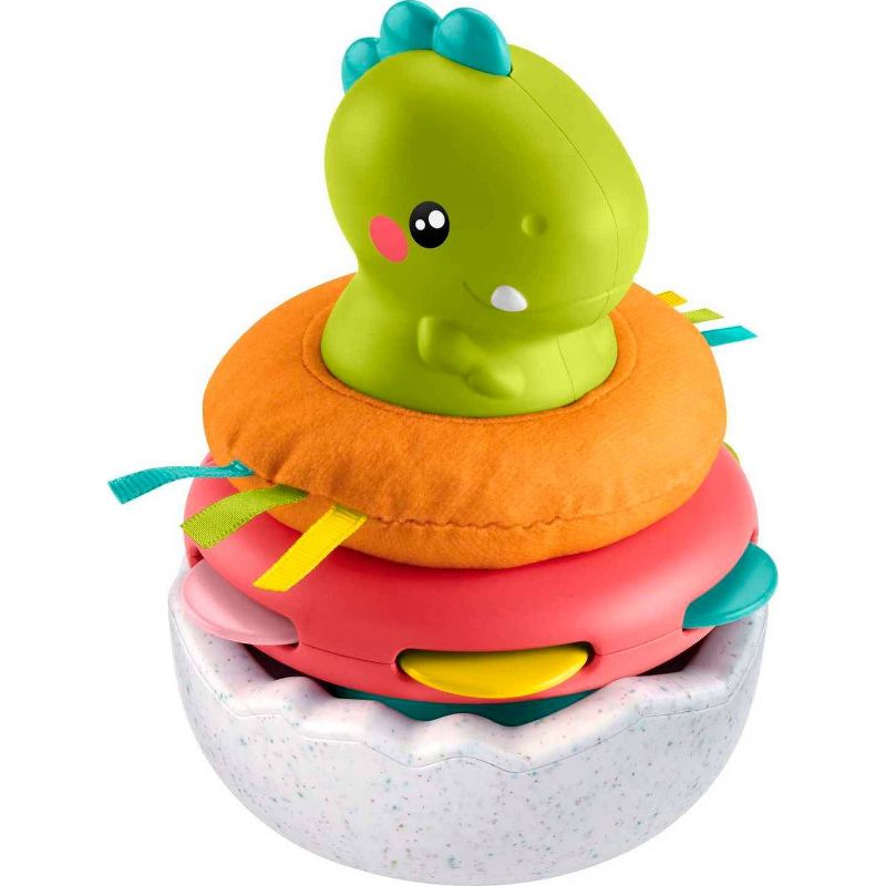 Fisher-Price Paradise Pals Wobble &#38; Stack Dino, 4 of 5
