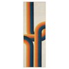 Washable Area Rug Colorful Rug Modern Geometric Floor Cover Non Slip Low Pile Rugs for Living Room - 2 of 4