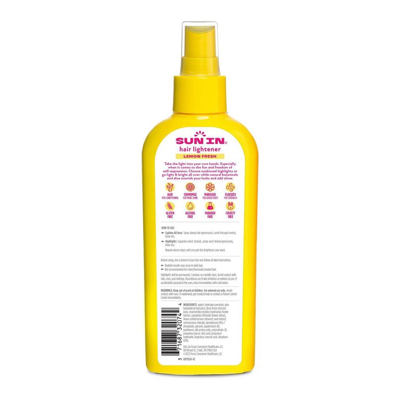 Sun In Lemon Fresh Hair Lightener - 4.7 fl oz, 3 of 8