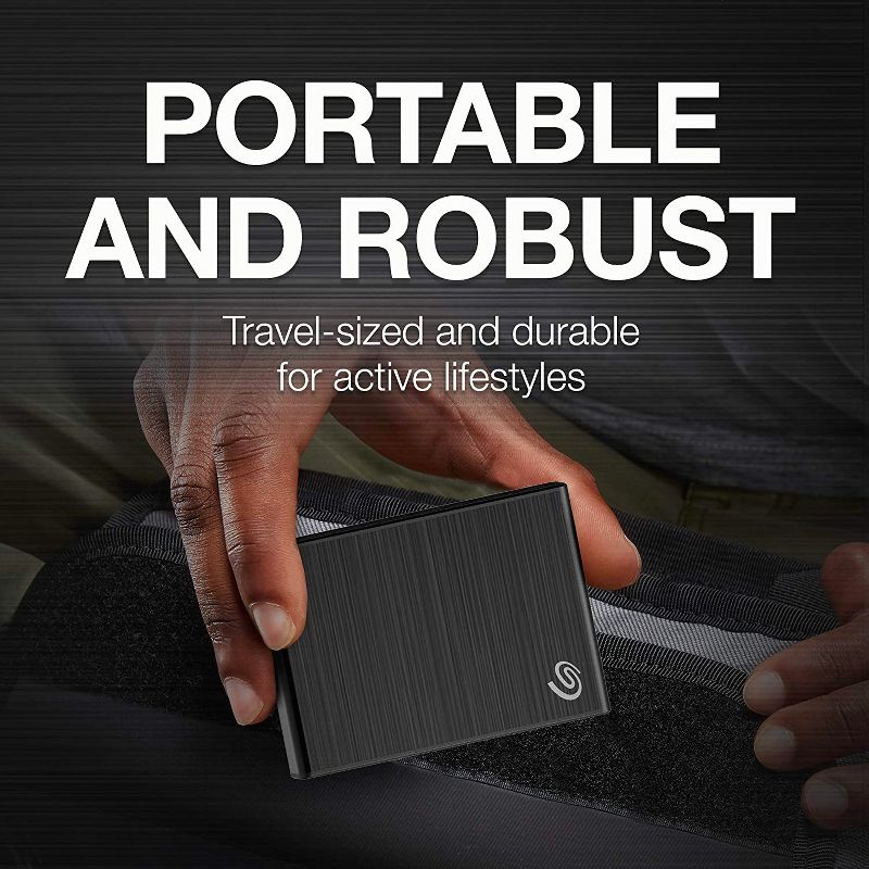 Seagate One Touch SSD 1TB External SSD Portable, 1 Year Mylio Create, 4 Month Adobe Creative Cloud Photography Plan, Black (STKG1000400), 5 of 10