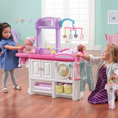 step2 love and care deluxe doll pretend play toddler girls nursery toy playset