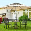 Yaheetech 31.5inch Outdoor Patio Round Bistro Table Black - 3 of 4
