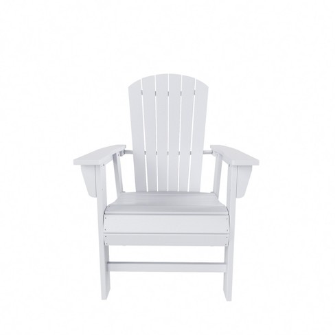 Westintrends Outdoor Patio Shell-back Adirondack Dining Chair Weather ...