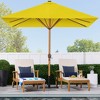 Best Choice Products 9ft Deep Square Solar LED Lighted Patio Umbrella w/ Faux Wood Texture, UV-Resistant - 3 of 4