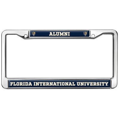 Florida International Alumni Design Full Size Standard License Plate Metal Frame