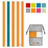 SUN CUBE Microfiber Beach Towel, Quick Dry Sand Free, Lightweight Compact Travel Swim Pool Camping Packable Adults - 2 of 4