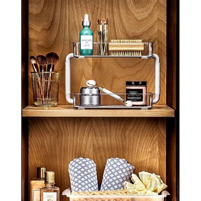 2 Tier Bathroom Tray Organizer - Madesmart_2