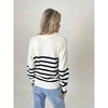 Women's Carleigh Striped Sweater - SIX/FIFTY - 4 of 4