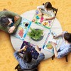merka 4 Pack Placemats for Kids, Non-Slip, Washable & Reusable Placemats, Solar System, Human Body Chart, Geography, & US Map - 2 of 4