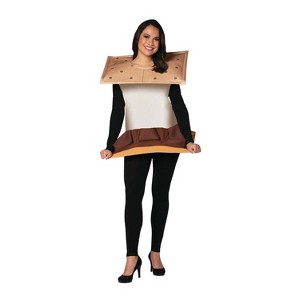 Imposta Costumes Adult S'Mores Costume Bodysuit Brown One Size - 1 of 1