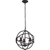 Elegant Lighting Octavia Collection Pendant D14 H15 Lt:3 Dark brown Finish - 2 of 4