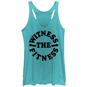 Women's CHIN UP Witness the Fitness Racerback Tank Top - 1 of 3