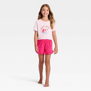 Girls' 2pc Short Sleeve Pajama Set - Cat & Jack™ - 1 of 4