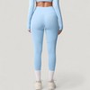 Anna-Kaci Active Women's High Waist Full Length Leggings with Side Pockets and Wide Waistband - 4 of 4