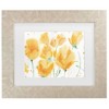 Trademark Fine Art Sheila Golden Yellow Poppy Dream 5 Matted Framed Art - 2 of 4