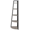 Lirago 5-Tier Corner Ladder Shelf-Compact Storage for Living Room Office or Balcony Gray - 2 of 4