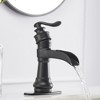 BWE Single Hole Single-Handle Low-Arc Bathroom Faucet - 4 of 4