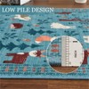 Fulvari Washable Area Rug Large Cream Colorful Boho Rugs Vintage Bedroom Rug Ultra-Thin Traditional Floral Carpet - 4 of 4